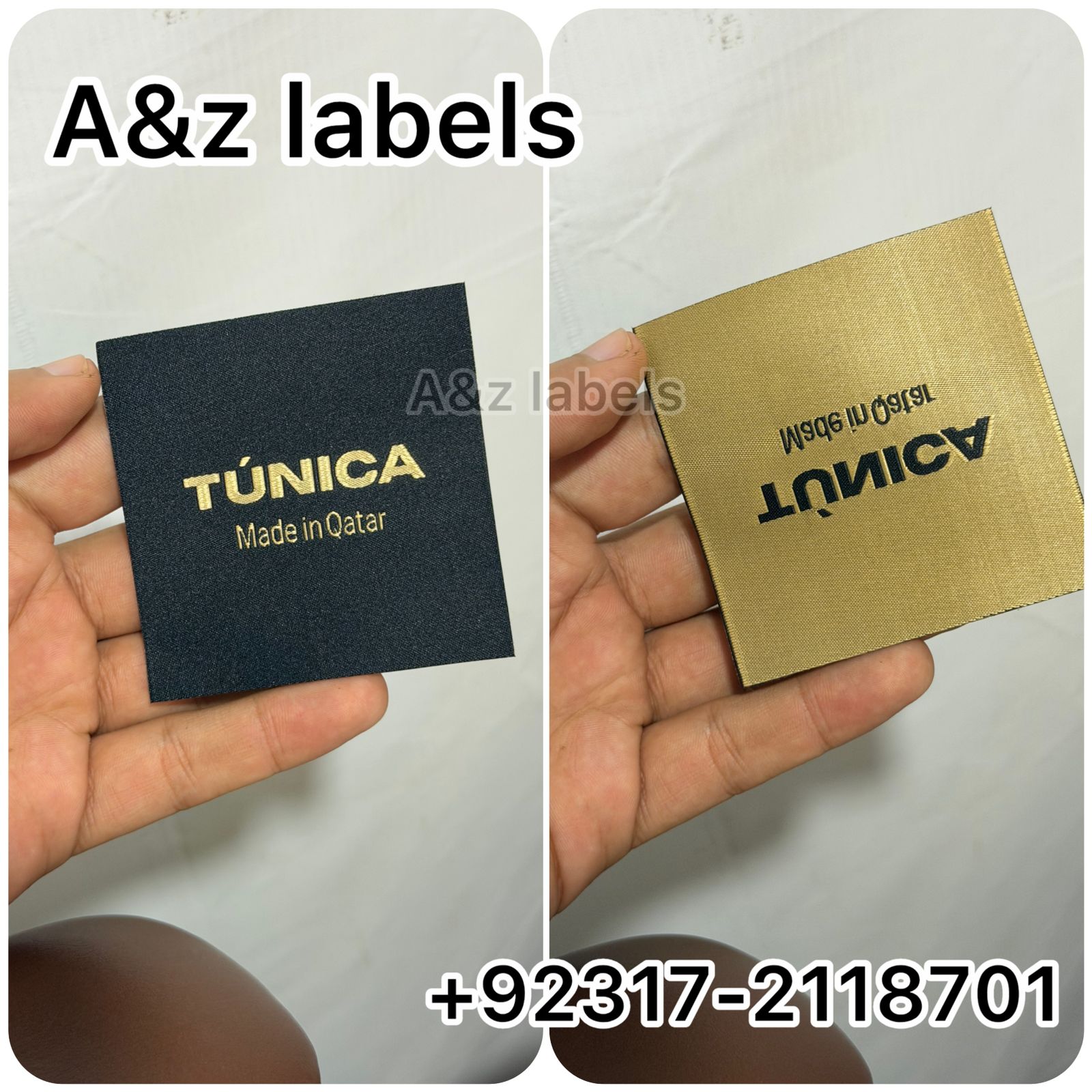Luxury Apparel Collection - Custom Damask Woven Labels